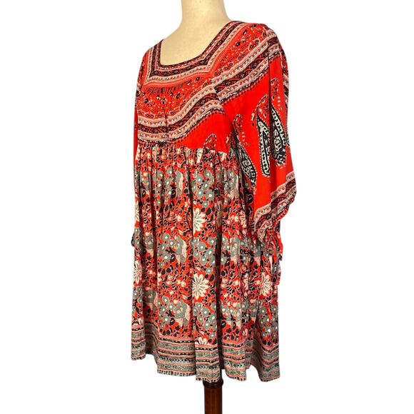 Free People Midsummer Dream Dress Red Open Back Small - Picture 4 of 14